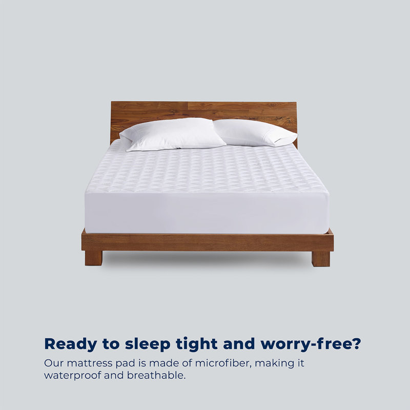 Alwyn Home Sacco Microfiber Mattress Protector Water Resistant Cover